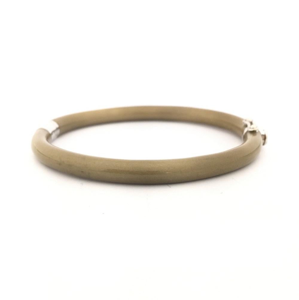 La Nouvelle Bague Bangle da donna in oro e argento smaltato B1804GP In condizioni Nuovo in vendita a Wilmington, DE