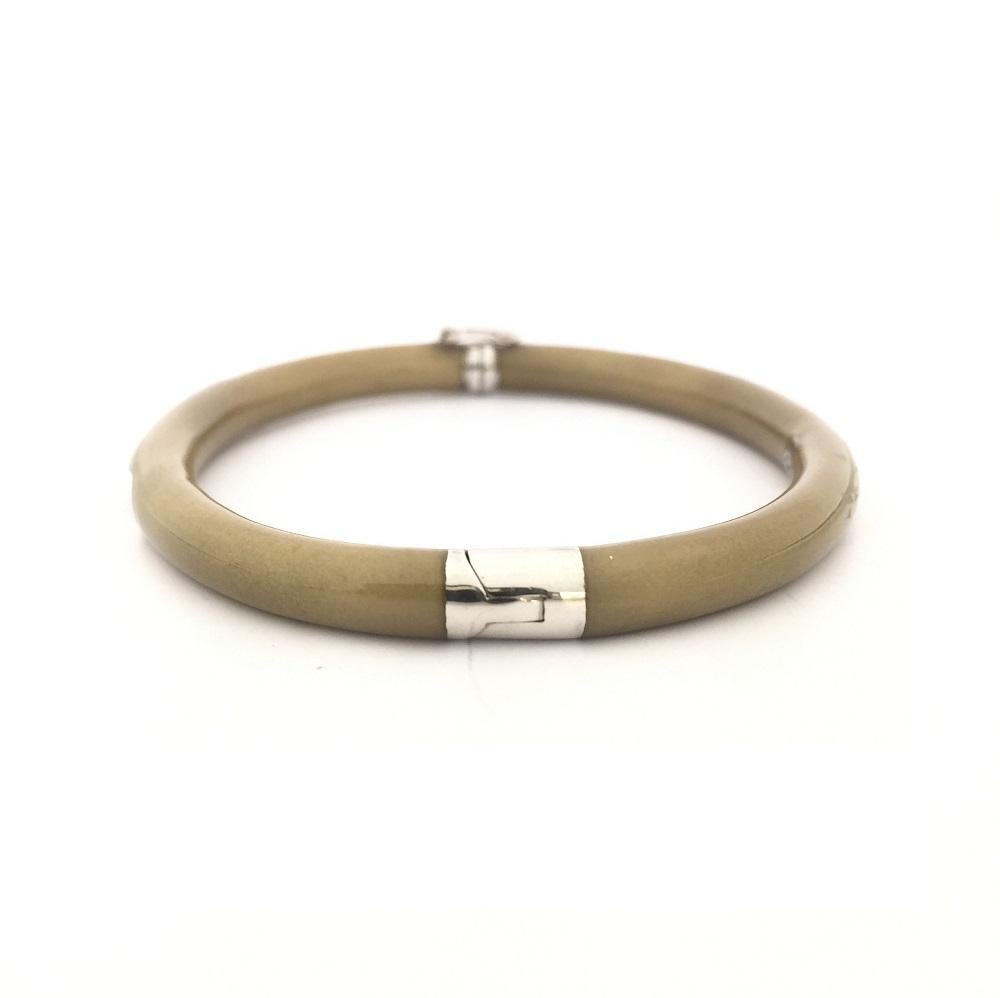 Bracelet jonc pour femmes La Nouvelle Bague en or et argent émaillé B1804GP Unisexe en vente