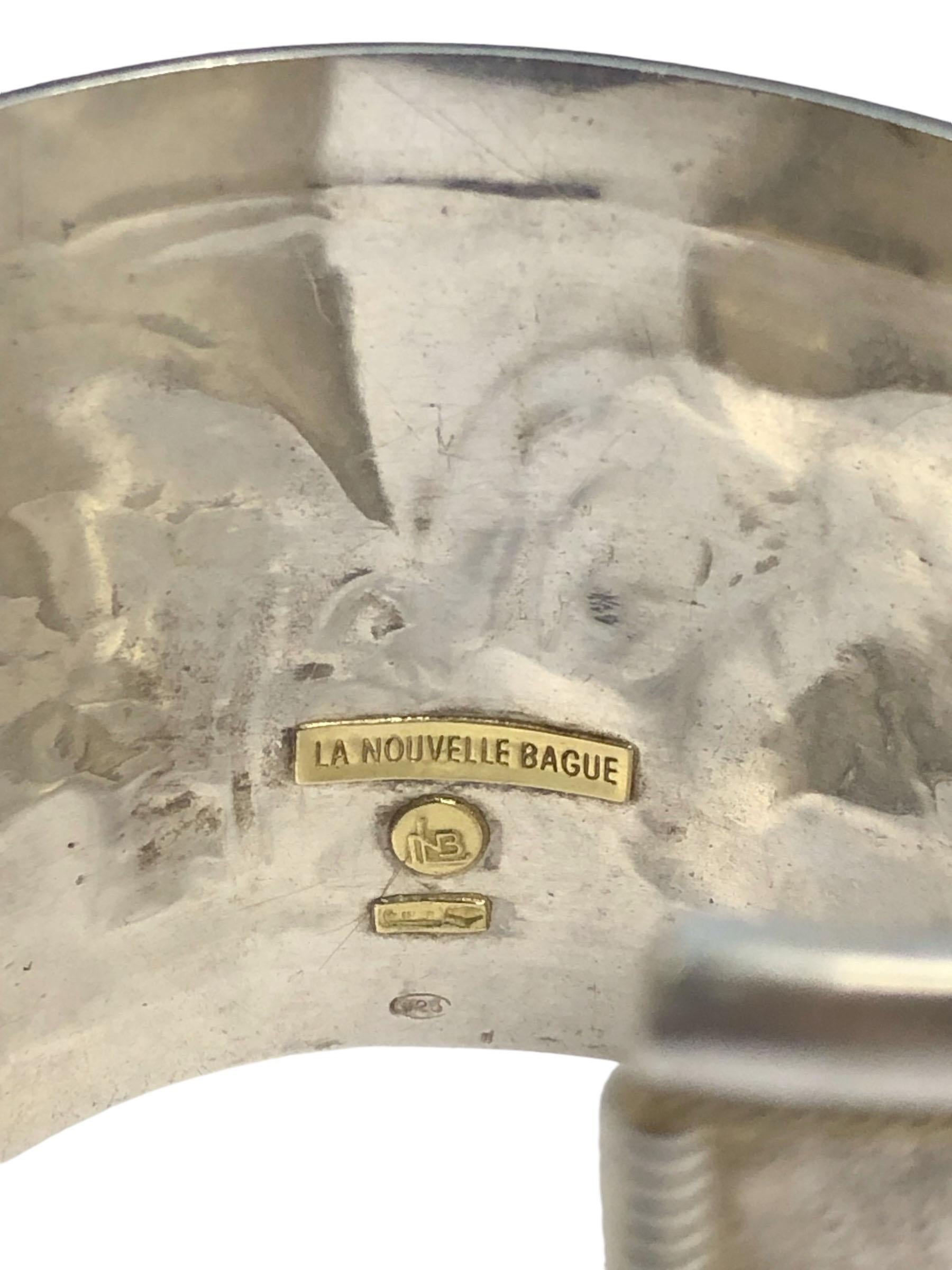 Bracciale Elefante Grande La Nouvelle Bague in oro e argento in vendita 2