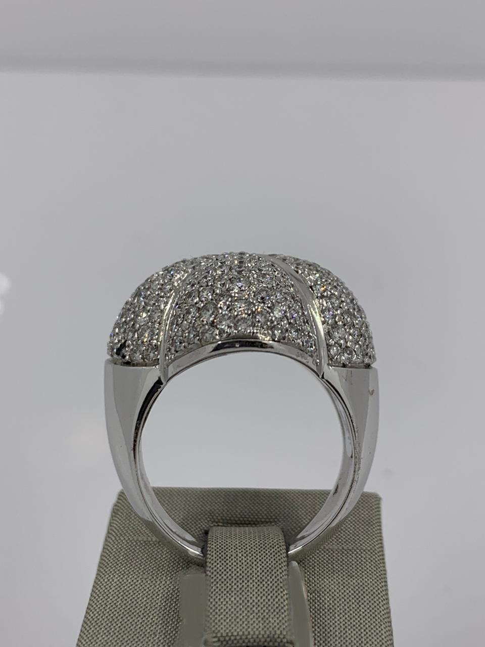La Nouvelle Bague Ring aus 18kt Weißgold mit Diamanten 4,2 ct - Größe 8