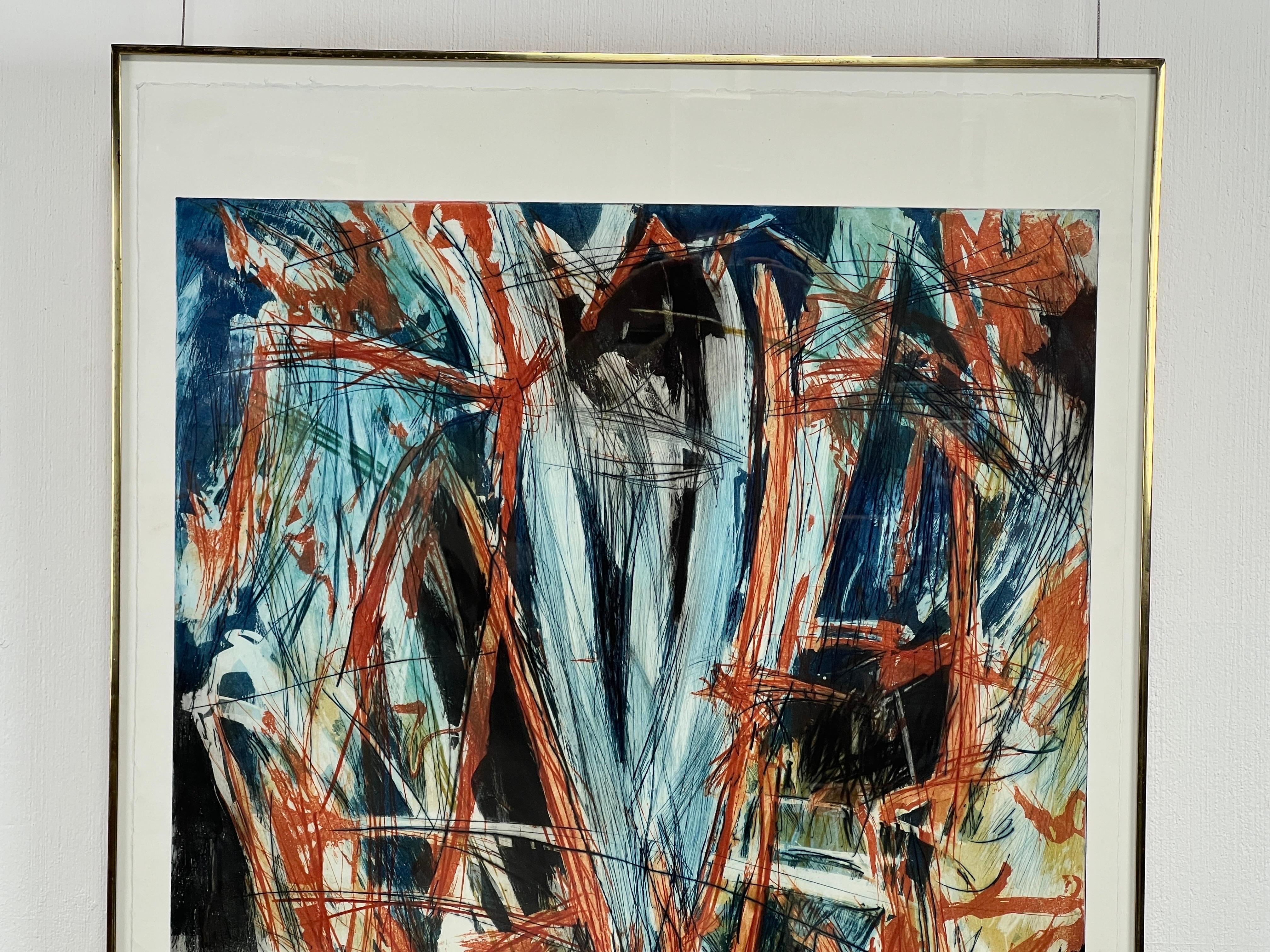 Buriné Gravure La Nuit des Signes de Jean-Paul Turmel