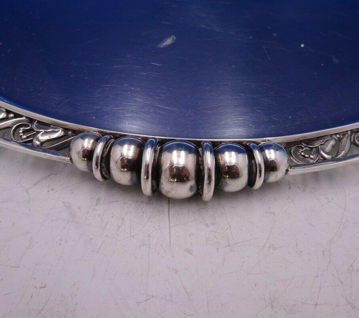 La Paglia by International Sterling Silver Beverage Tray #17025/3 In Excellent Condition In Big Bend, WI
