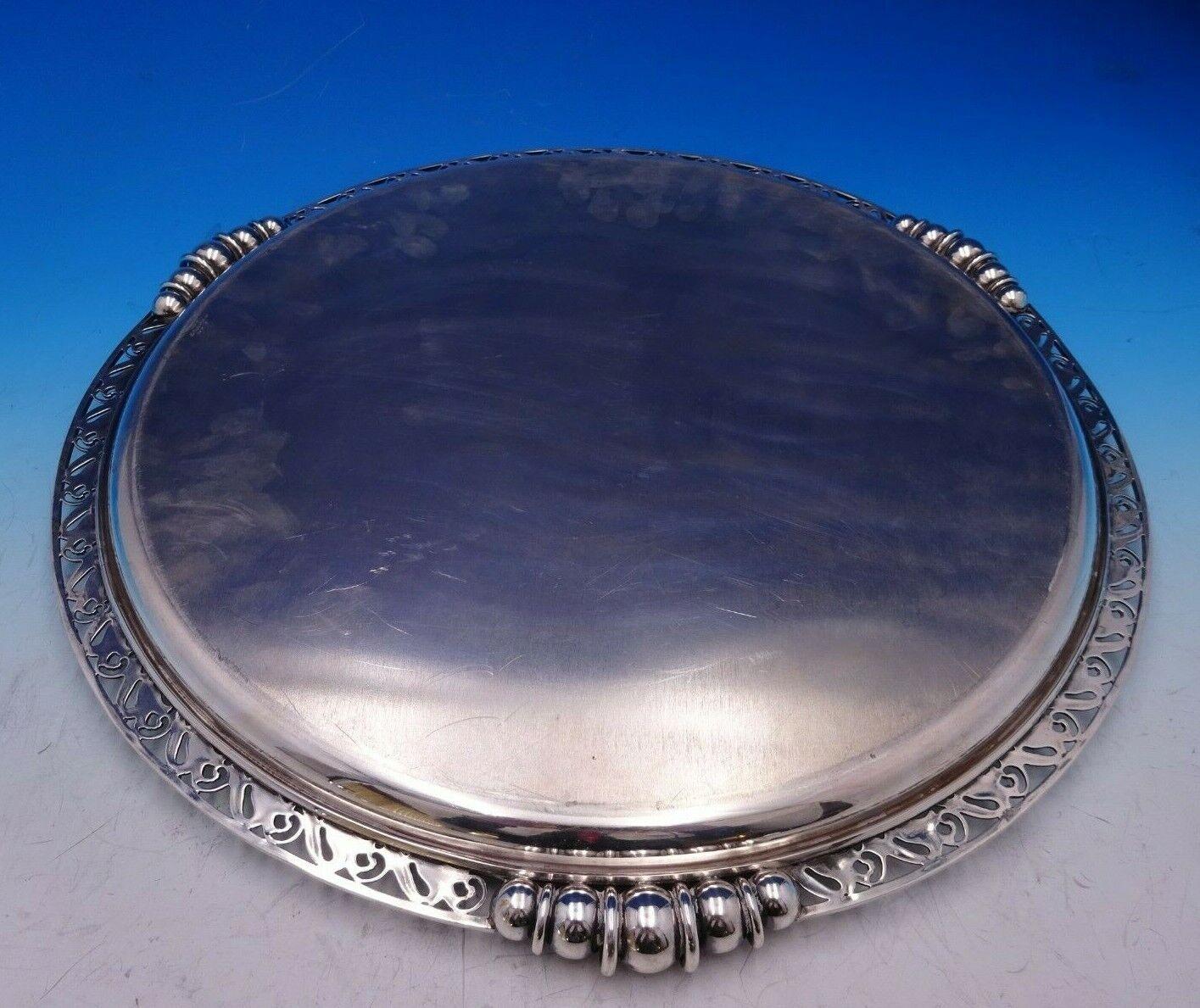 La Paglia by International Sterling Silver Beverage Tray #17025/3 2