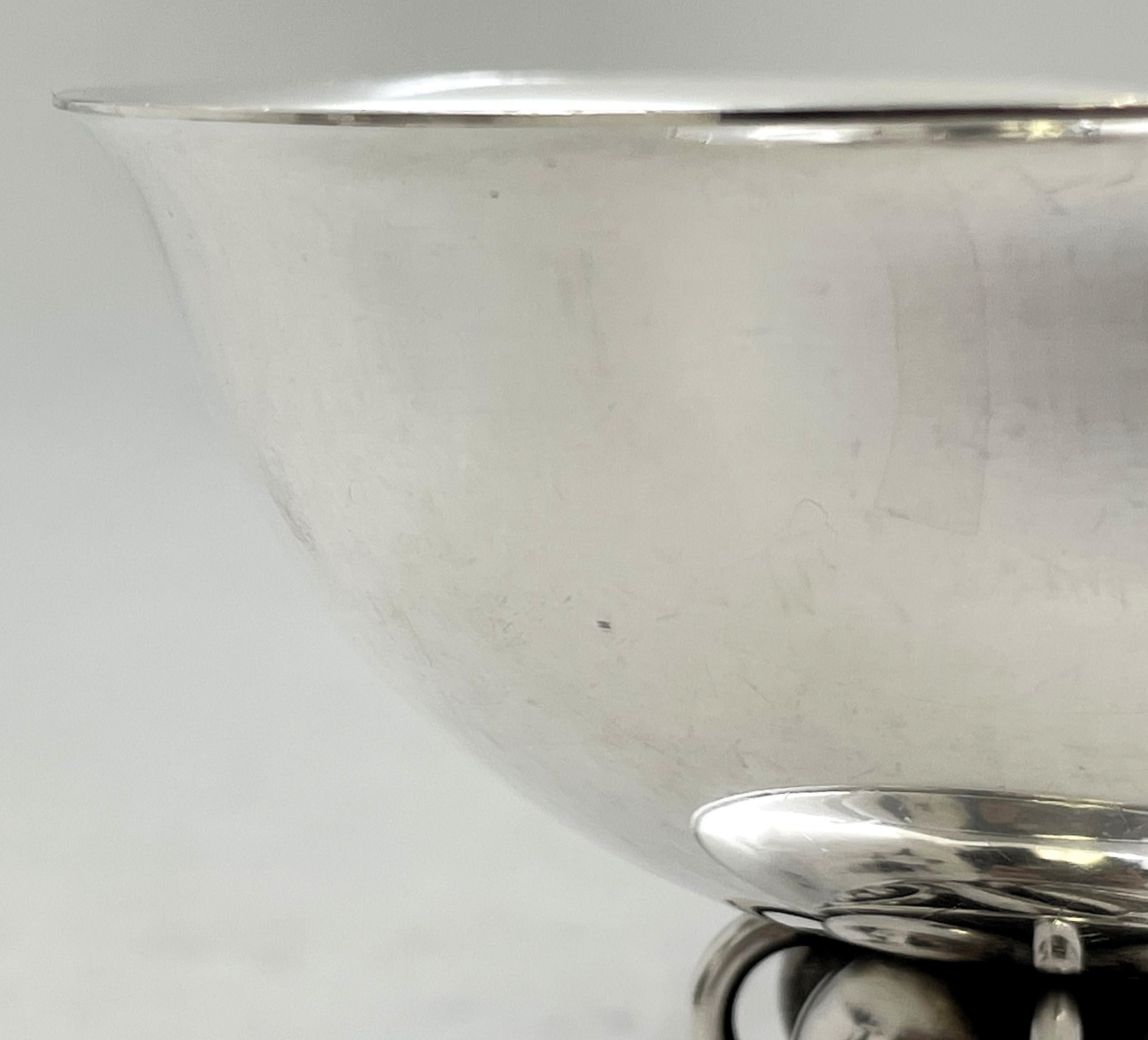 La Paglia para International Sterling Juego de 8 cuencos de postre Mid-Century Modern en Bueno estado para la venta en New York, NY