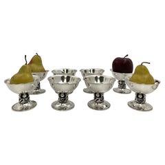 La Paglia for International Sterling Set of 8 Dessert Bowls Mid-Century Modern