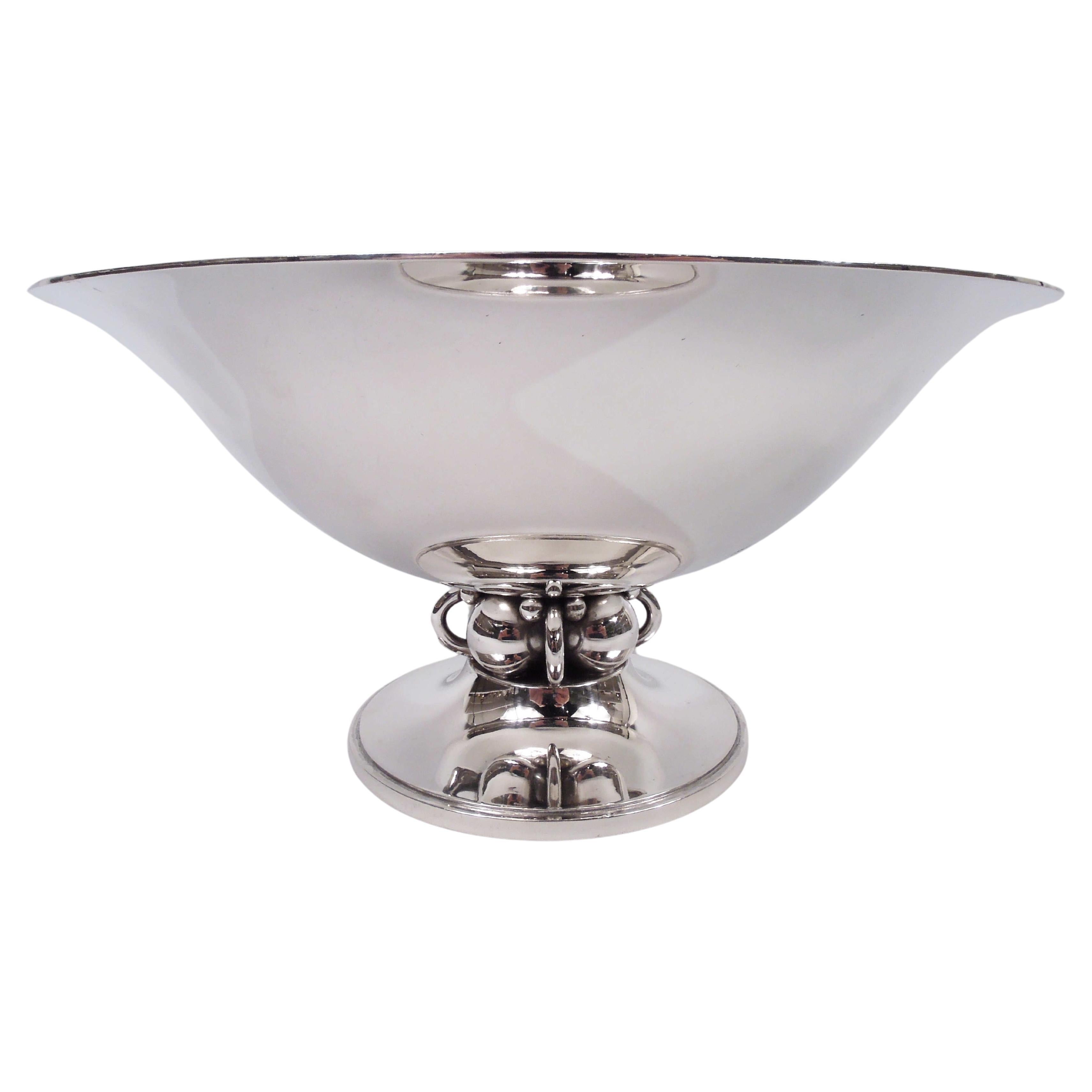 La Paglia Midcentury Modern Sterling Silver Centerpiece Bowl For Sale