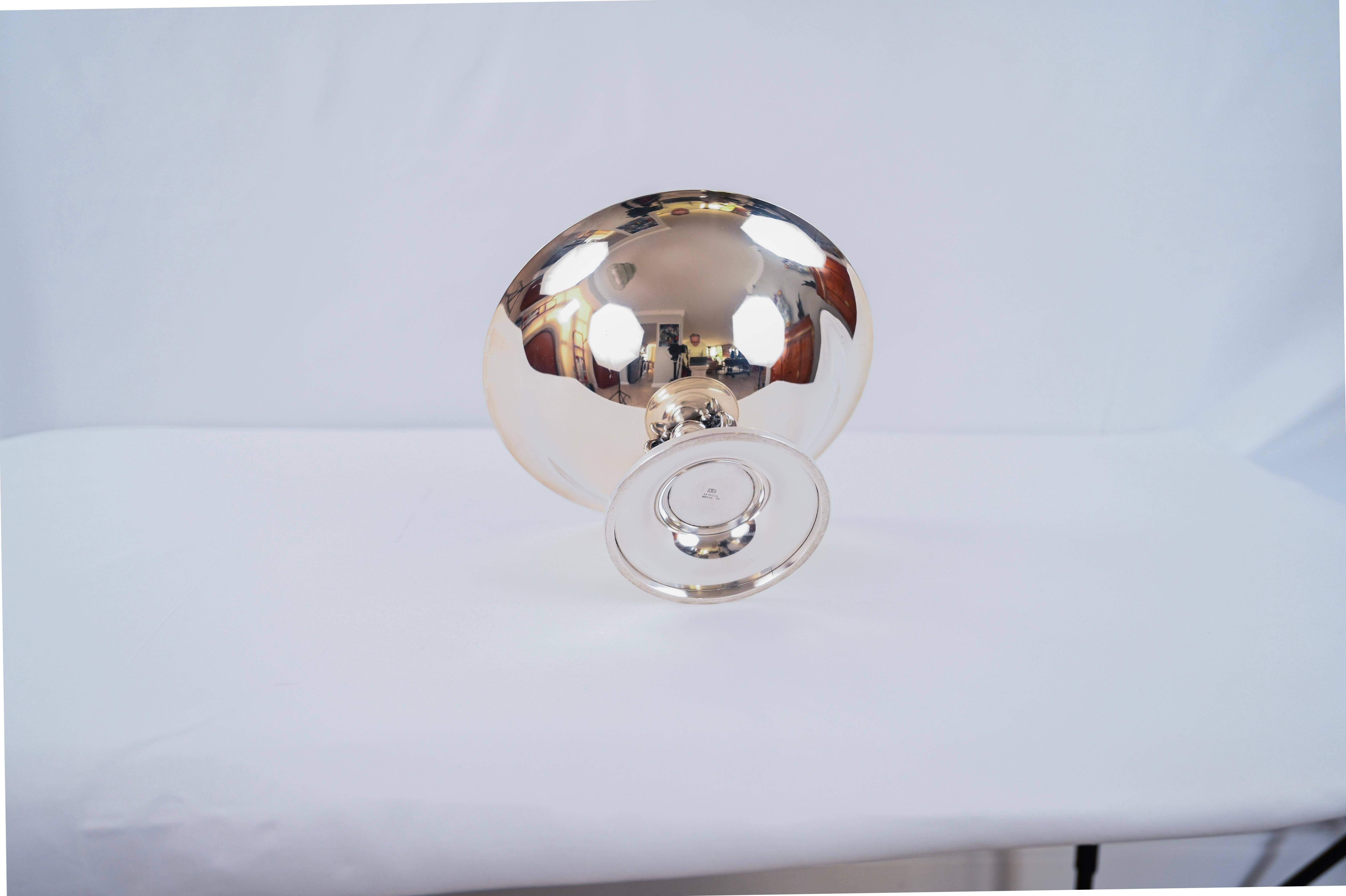 La Paglia-Schale aus Sterlingsilber von International Silber (Handgefertigt) im Angebot