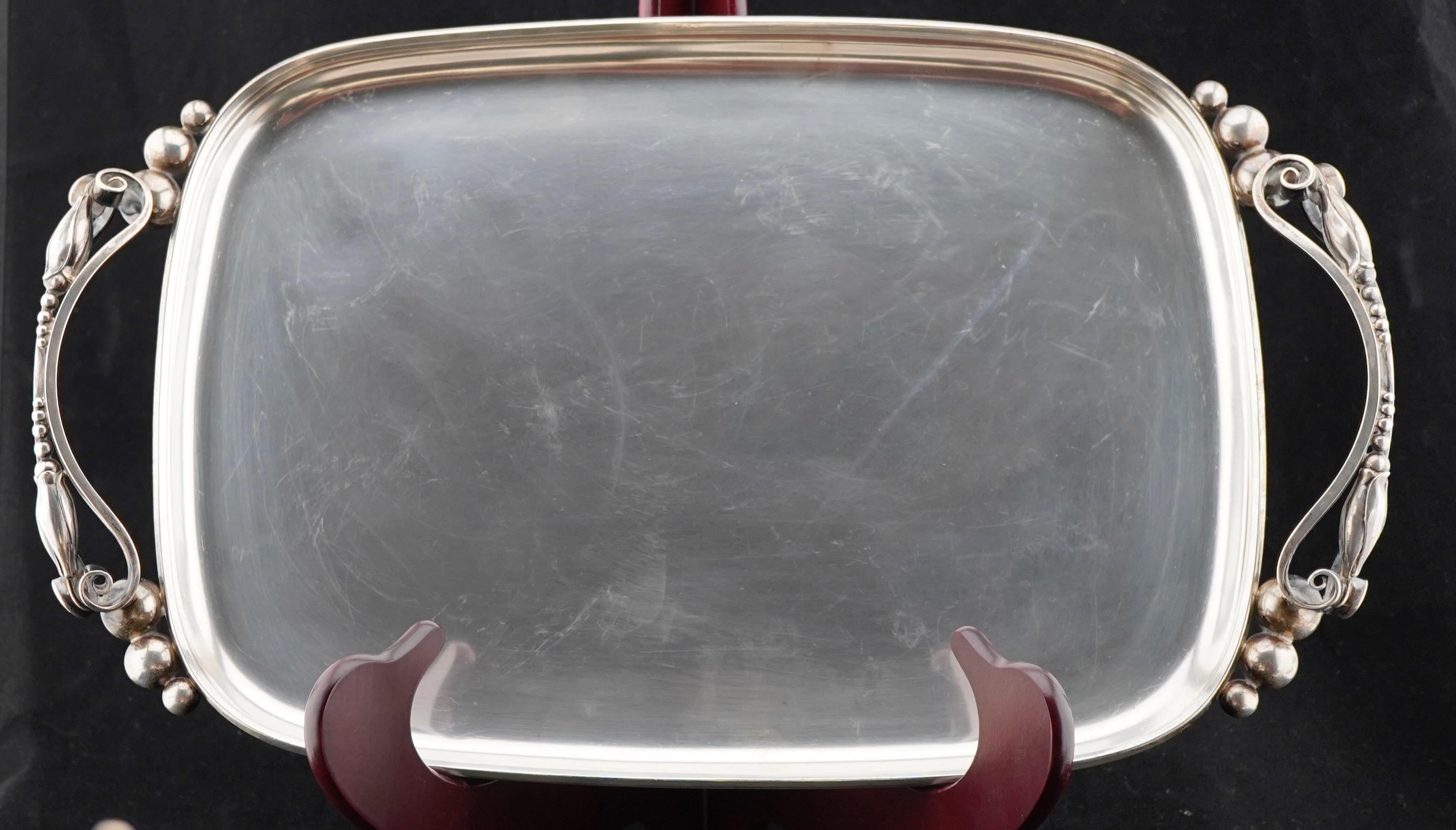 Mid-Century Modern Service à thé en sterling La Paglia Milieu du siècle en vente