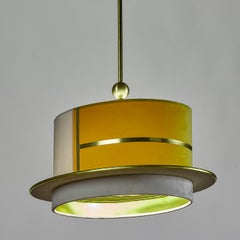 La Paglietta Yellow and Ivory Pendant Light