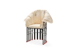 La Pagnotta Armchair in Carbon Fiber & Cotton by Gaetano Pesce