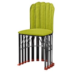 La Pagnottina Green Versatile Chair in Carbon Fiber by Gaetano Pesce