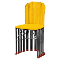 La Pagnottina Yellow Versatile Chair in Carbon Fiber by Gaetano Pesce