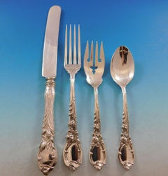 La Parisienne by Reed & Barton Sterling Silver Flatware Set 12 Service 90 Pieces