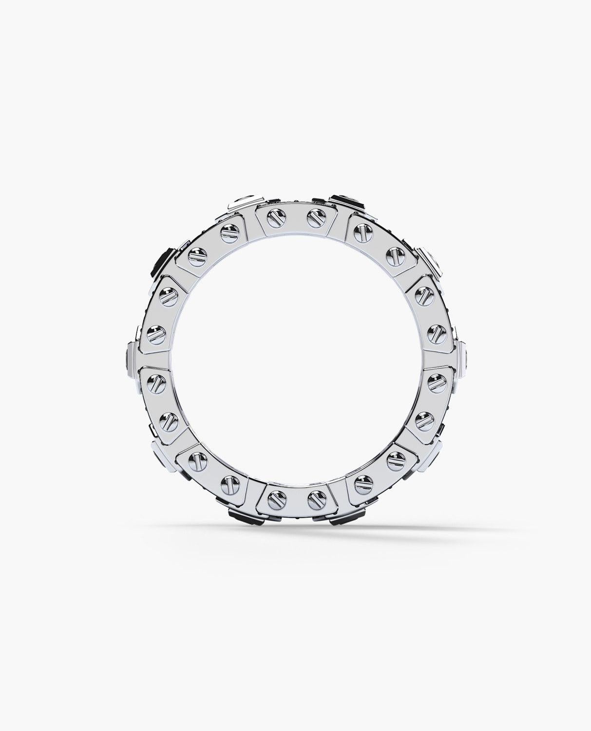 This ring has been customized with Black & White Diamonds
Ring Width: 10 mm
Diamond Carat Weight (Appx.): 1.20 ct
Diamond Type: Natural White and Black Diamond
Diamond Color/Clarity: F-G/VS1-VS2
Metal: 14k Gold
Gender: for Men and Women

The design