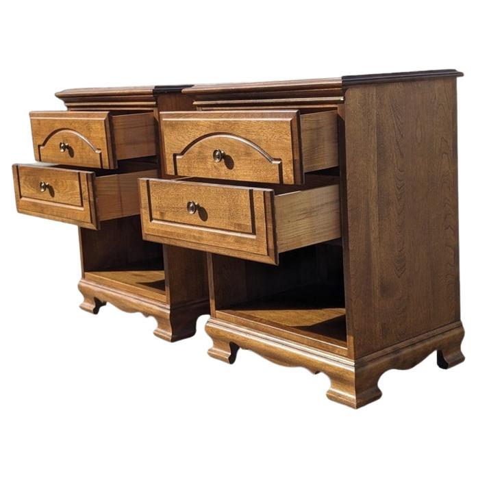 L.A Period Nightstands, Solid Wood, Mid Century, MCM, Bedroom, End Tables