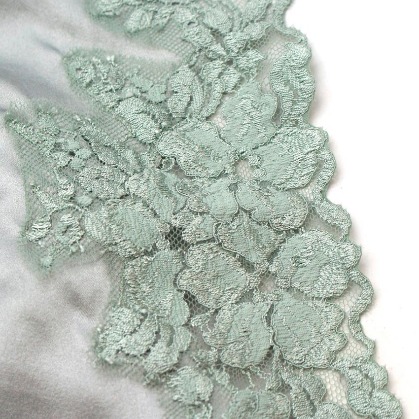 La Perla Azalea Kimono-Bademantel aus einer Seidenmischung aus Satin US 4 1