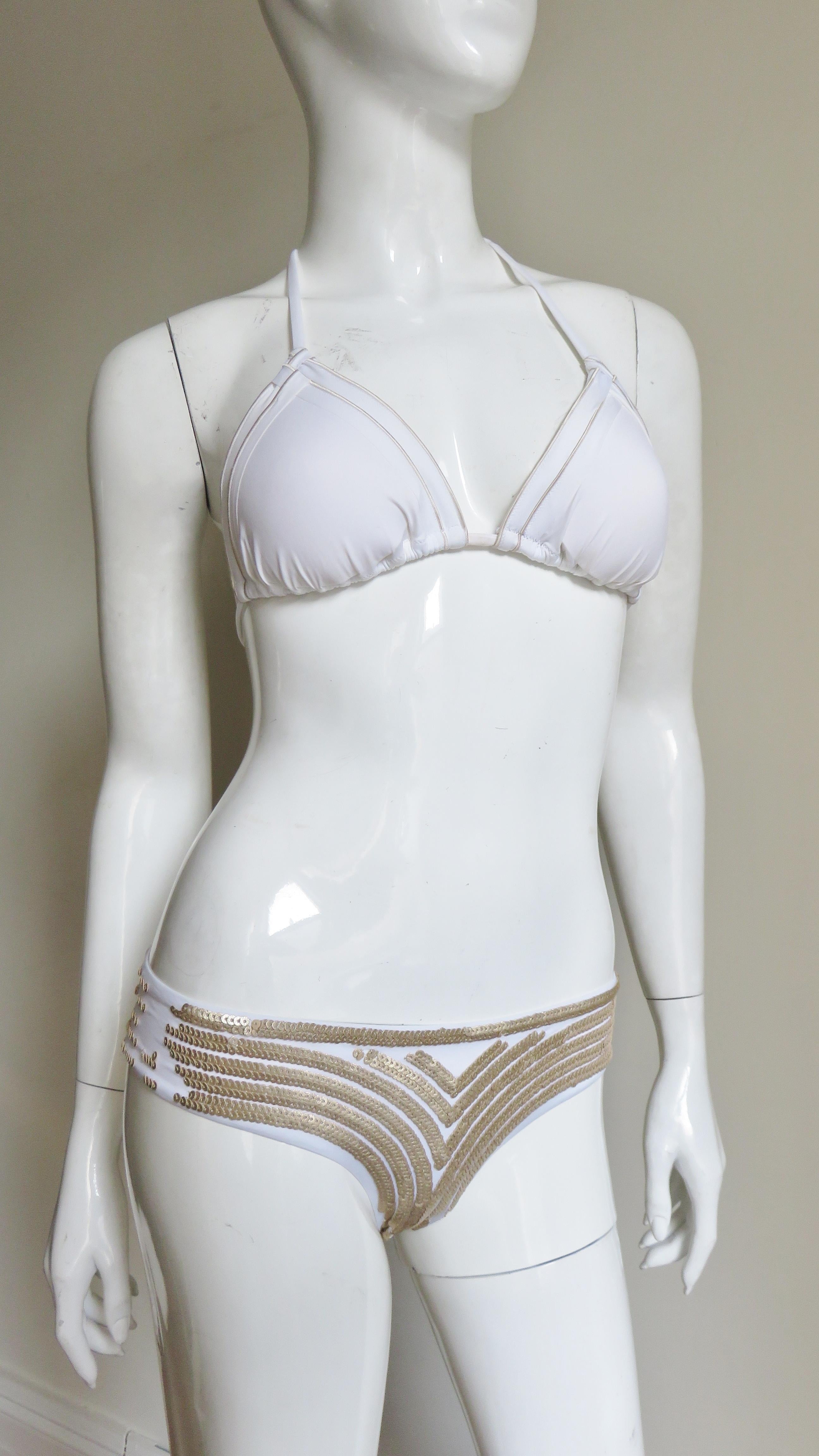 La Perla New Bikini Swimsuit with Sequins 1