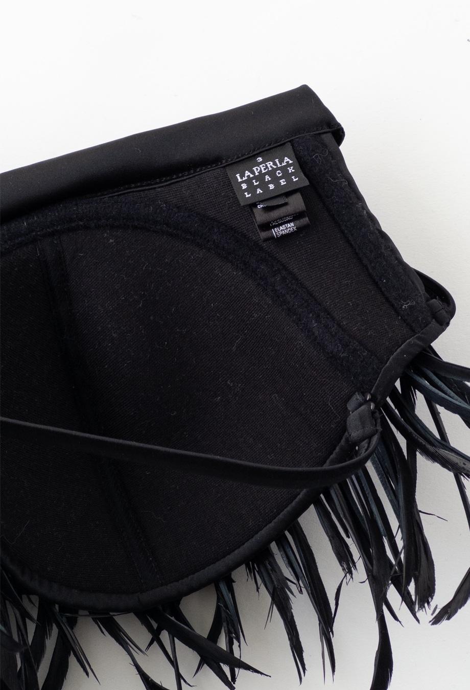 La Perla Black Label Feder-BH-Top für Damen oder Herren im Angebot