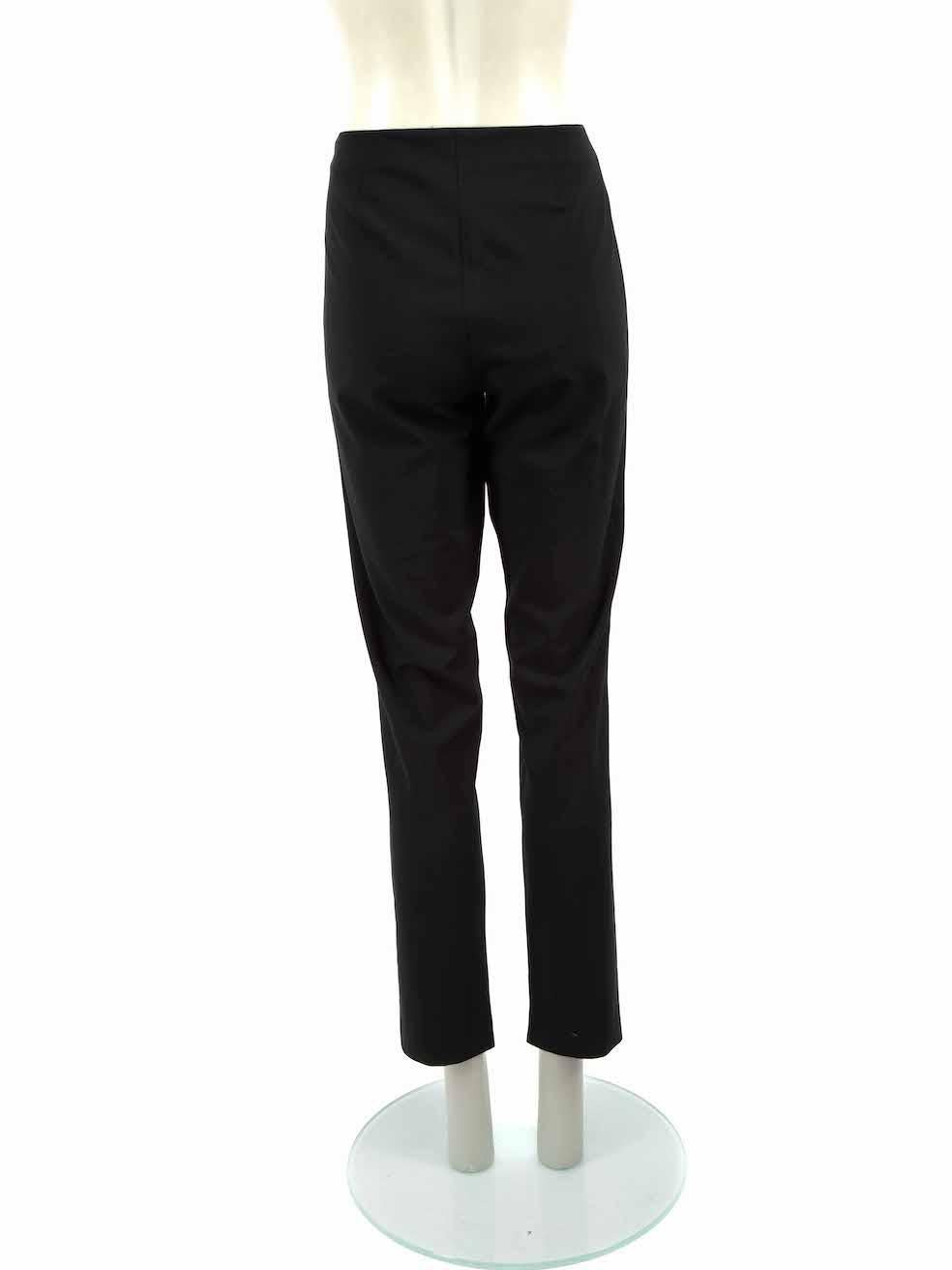 La Perla Black Slim Fit Trousers Size L In Excellent Condition In London, GB