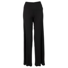 La Perla Schwarze Hose mit weitem Ausschnitt Größe XL
