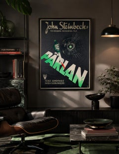 La Perla c1947 Swedish Film Poster, Gösta Åberg