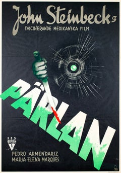 La Perla, ca. 1947 – Schwedisches Filmplakat, Gösta Åberg