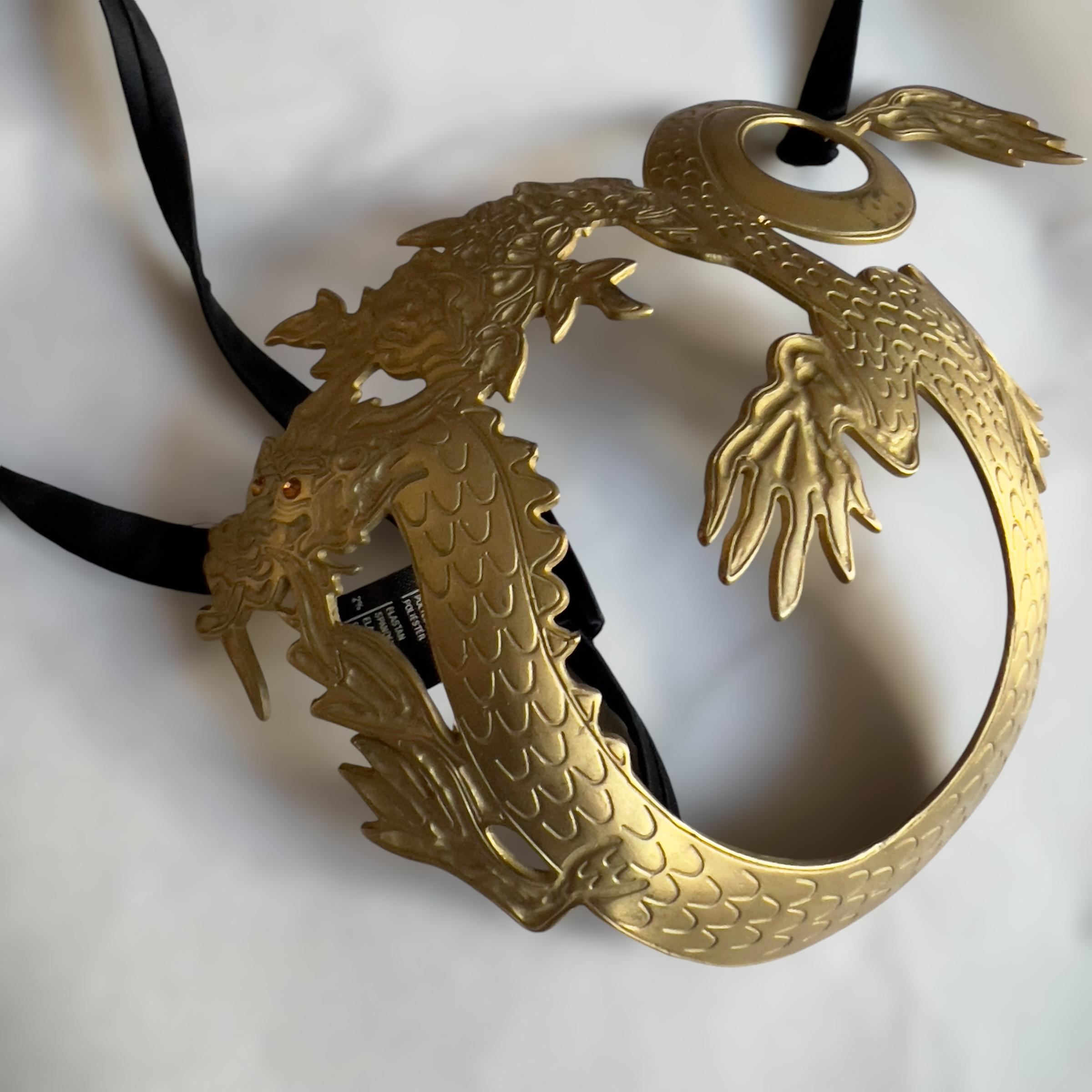 La Perla Circa 2007 Gold Dragon Metal Bra For Sale 9