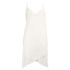La Perla Cremefarbenes ärmelloses Slip-Kleid Größe M