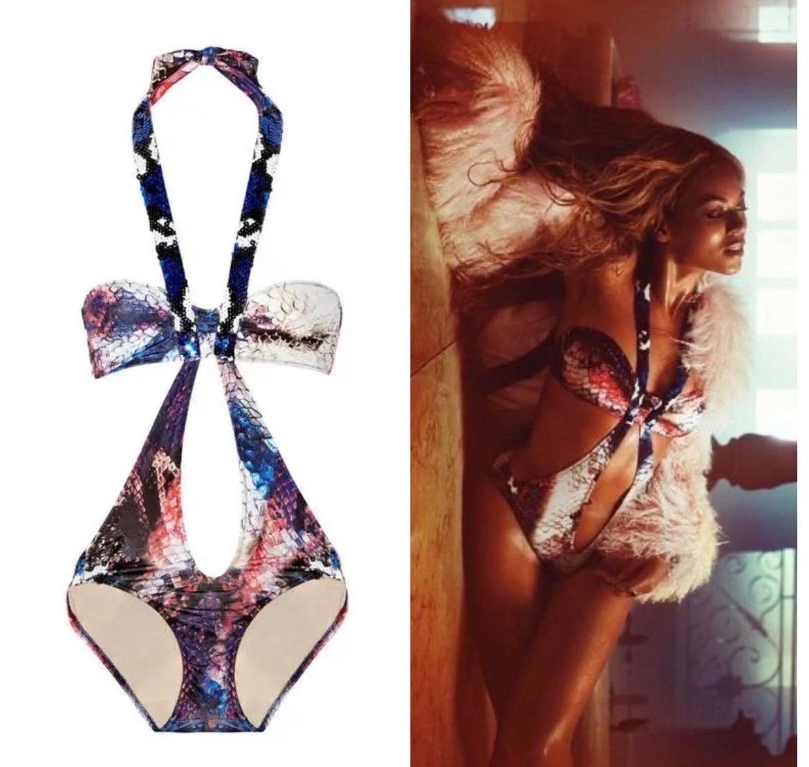 La Perla Pailletten-Badeanzug wie von Beyoncé in InStyle Magazine getragen - Neu mit Tags

Ein seltenes und kultiges Sammlerstück: Dieser atemberaubende einteilige Badeanzug von La Perla ist genau das Modell, das Beyoncé in ihrem legendären