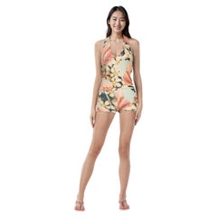 La Perla Floral Cashmere Sleeveless Playsuit Size XXS