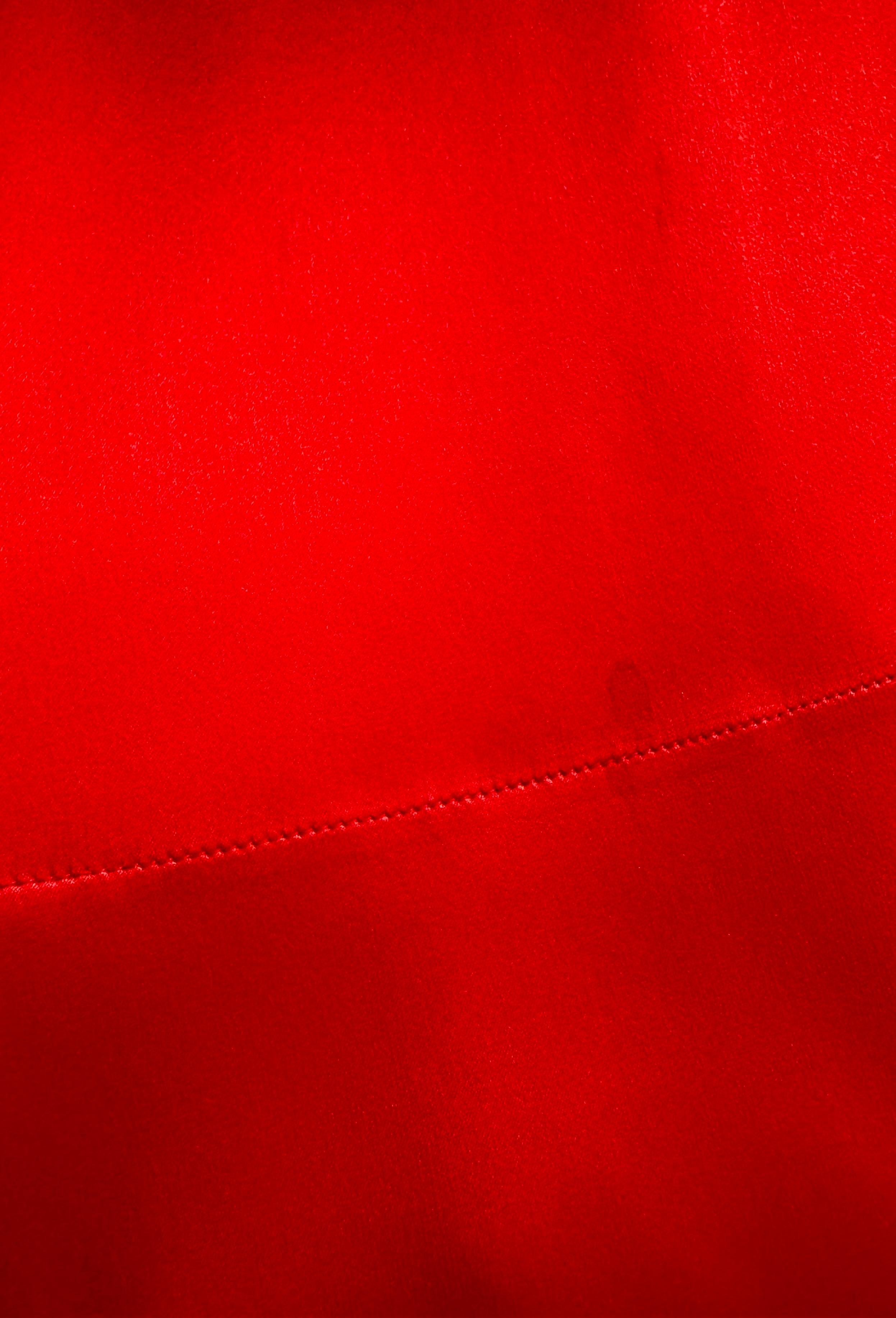 LA PERLA Maison Red Silk Pants with Frastaglio Embroidery 12 For Sale 4
