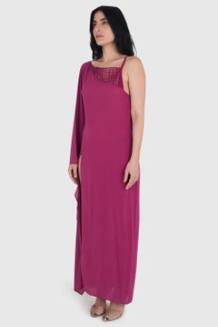 La Perla One Shoulder Silk Gown