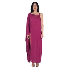 La Perla One Shoulder Silk Gown