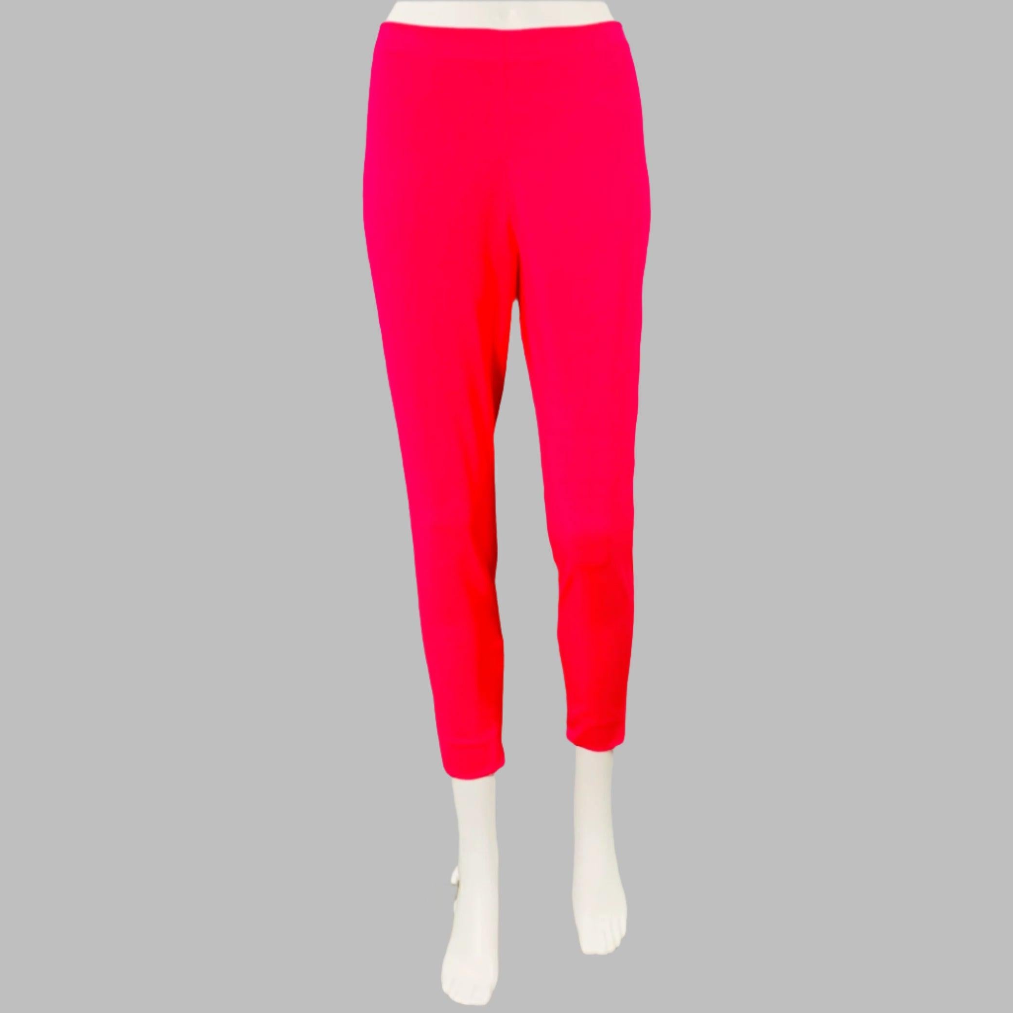 Women's LA PERLA Size 4 Hot Pink Wool Blend Double Breasted Pantsuit For Sale
