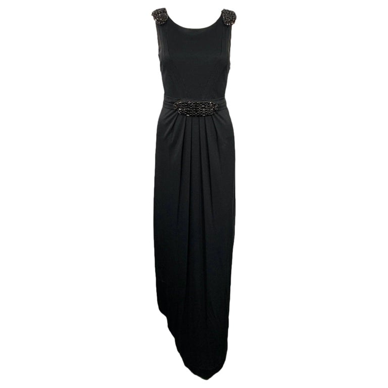 sachin and babi light blue dress La Perla Empire Line Beach Dress In Black