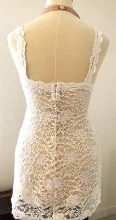 La Perla Slip dress White Lace 90s