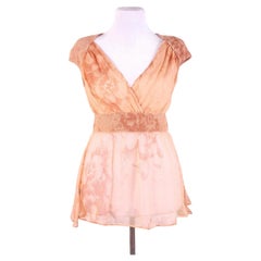 La Perla. Top made of natural silk, Italy.