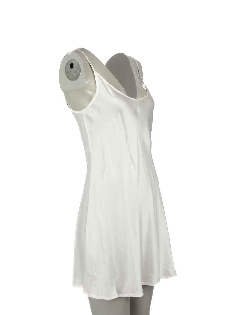 CONDITION is Never worn, with tags. No visible wear to dress is evident on this new La Perla designer resale item.

Details
White
Silk
Slip dress
Mini length
Scoop neckline
Adjustable shoulder straps

Made in China

Composition
100% Silk
Care