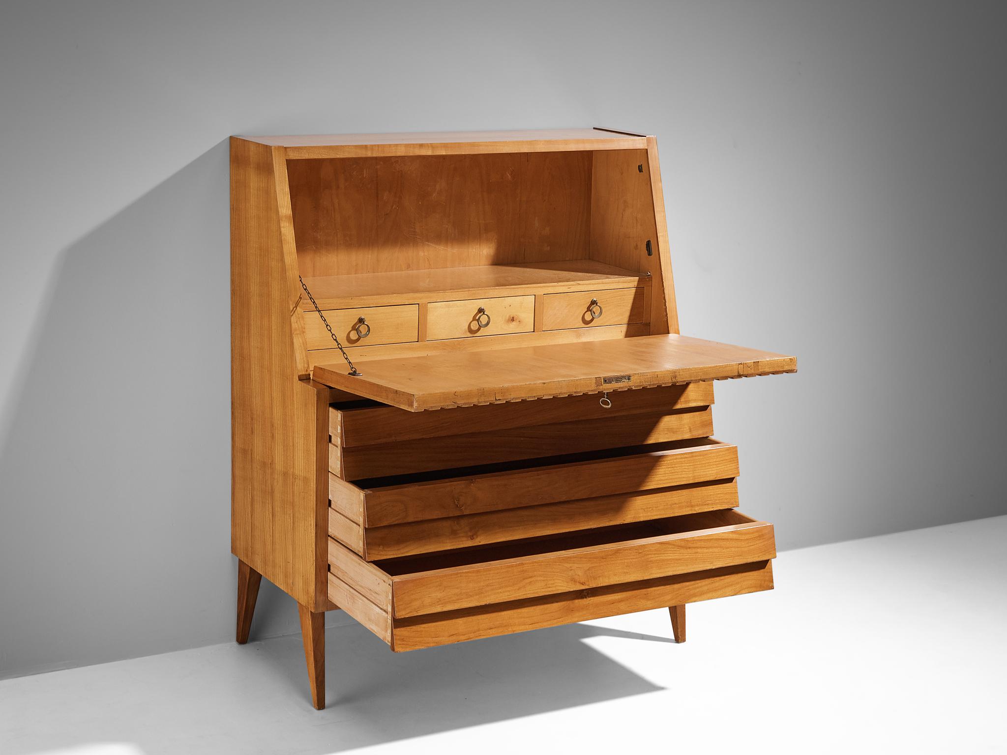 La Permanente Mobili Cantù Cabinet with Secretaire in Maple 4