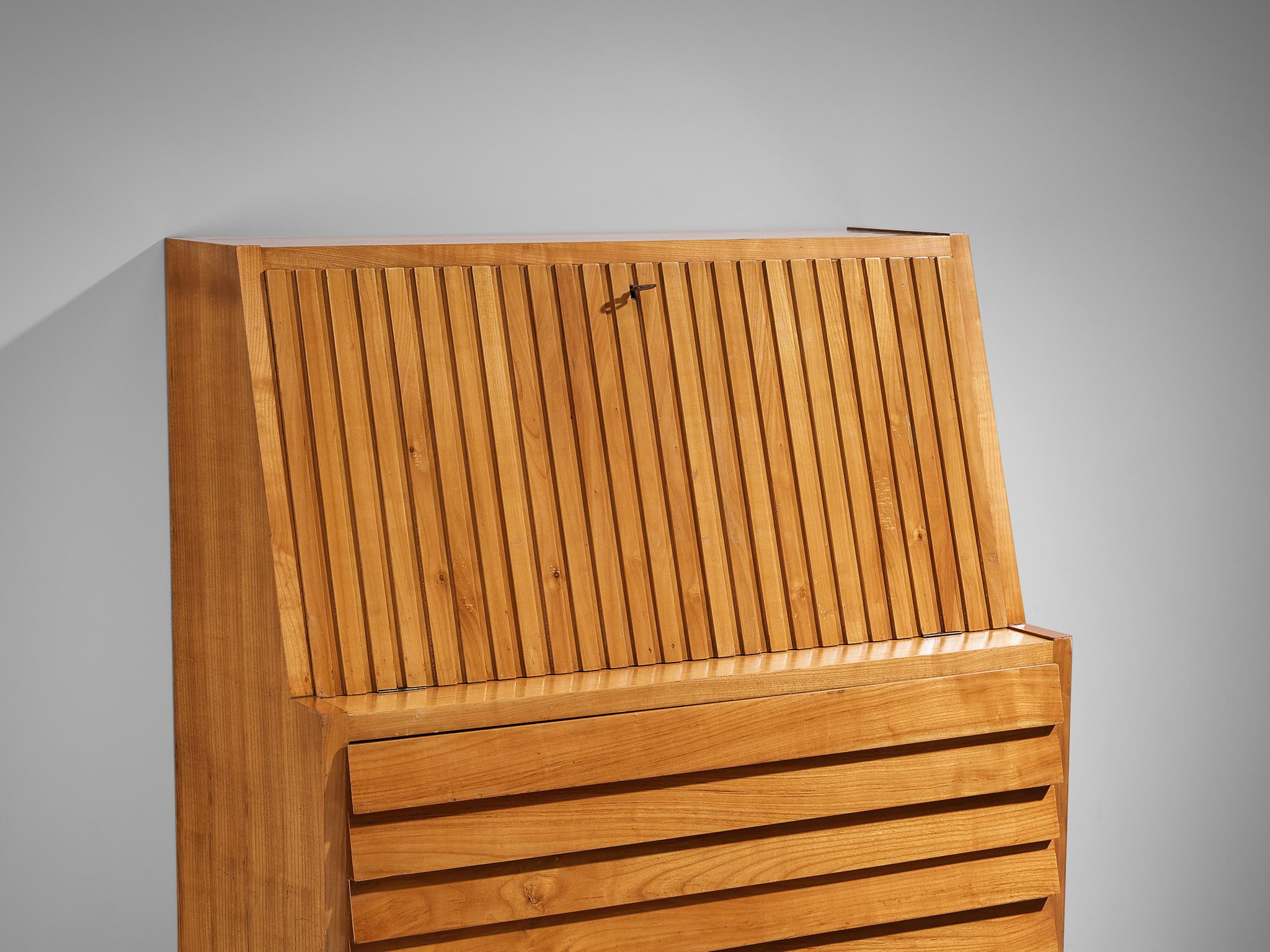 La Permanente Mobili Cantù Cabinet with Secretaire in Maple 2