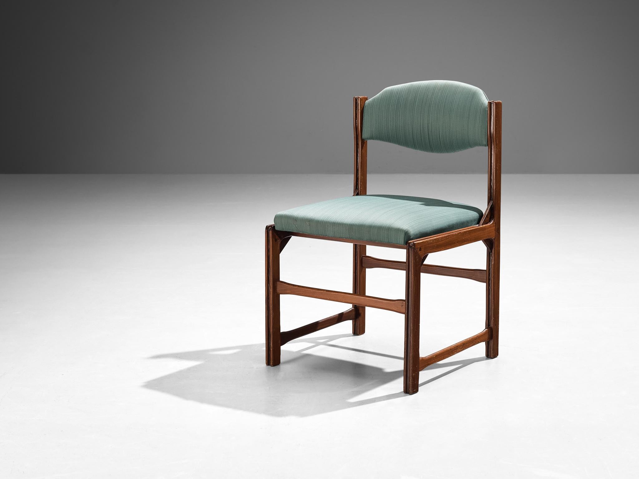 La Permanente Mobili Cantù, chair, cherry, fabric, Italy, 1960s

This chair is produced by La Permanente Mobili Cantu in the sixties and employs the Italian aesthetic vocabulary and typical woodwork. The framework in cherry features intricate