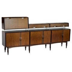 La Permanente Mobili Cantu Sideboard/Credenza, Mahogany, Italy, 1960s