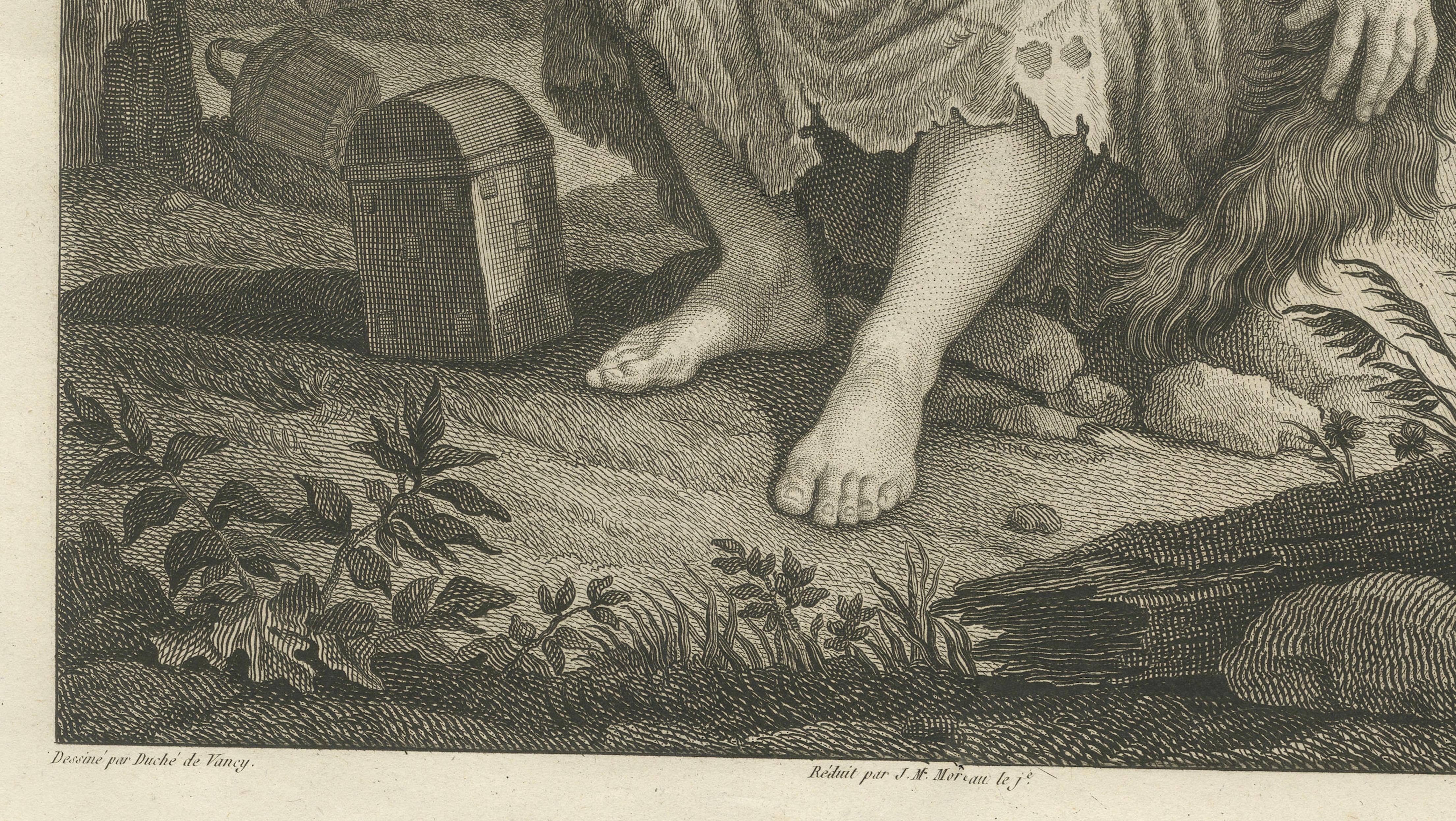 La Pérouse Alaska Tlingit Woman Portrait Engraving – 1797