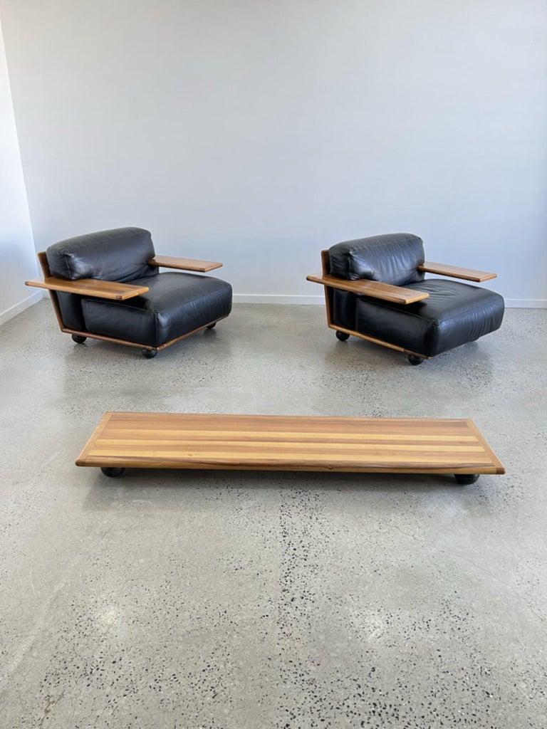 Chaises longues et table basse La Pianura par Mario Bellini pour Cassina en vente 5