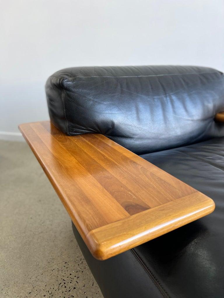 Mid-Century Modern La Pianura Lounge Chairs and Coffee Table by Mario Bellini for Cassina For Sale