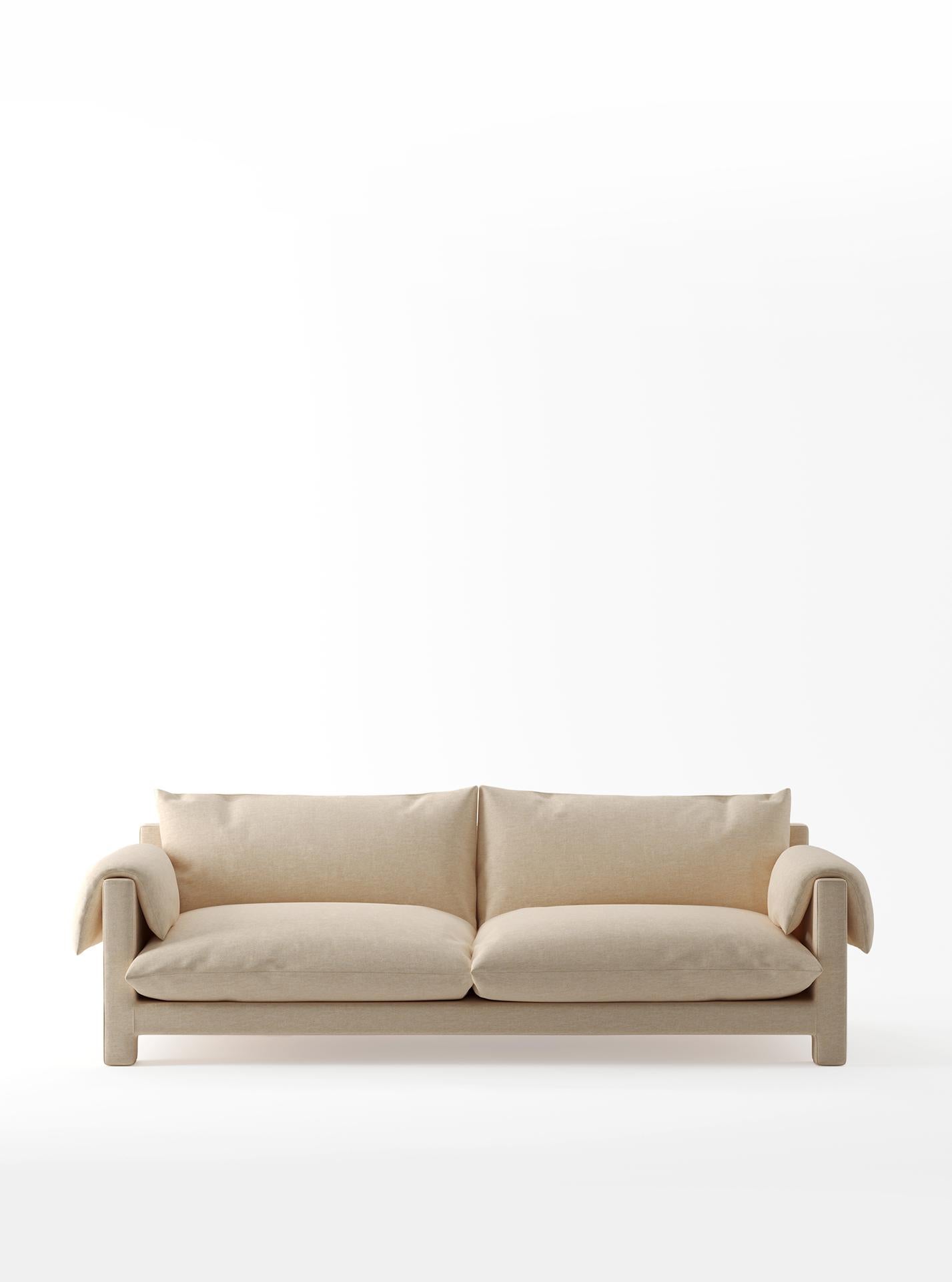 La Plume is generous and inviting, with a focus on comfort unlike anything we’ve ever made before.

All of our sofas are made with solid FSC European hardwood frames, which we guarantee for life.

With sustainability in mind, we prioritize renewable