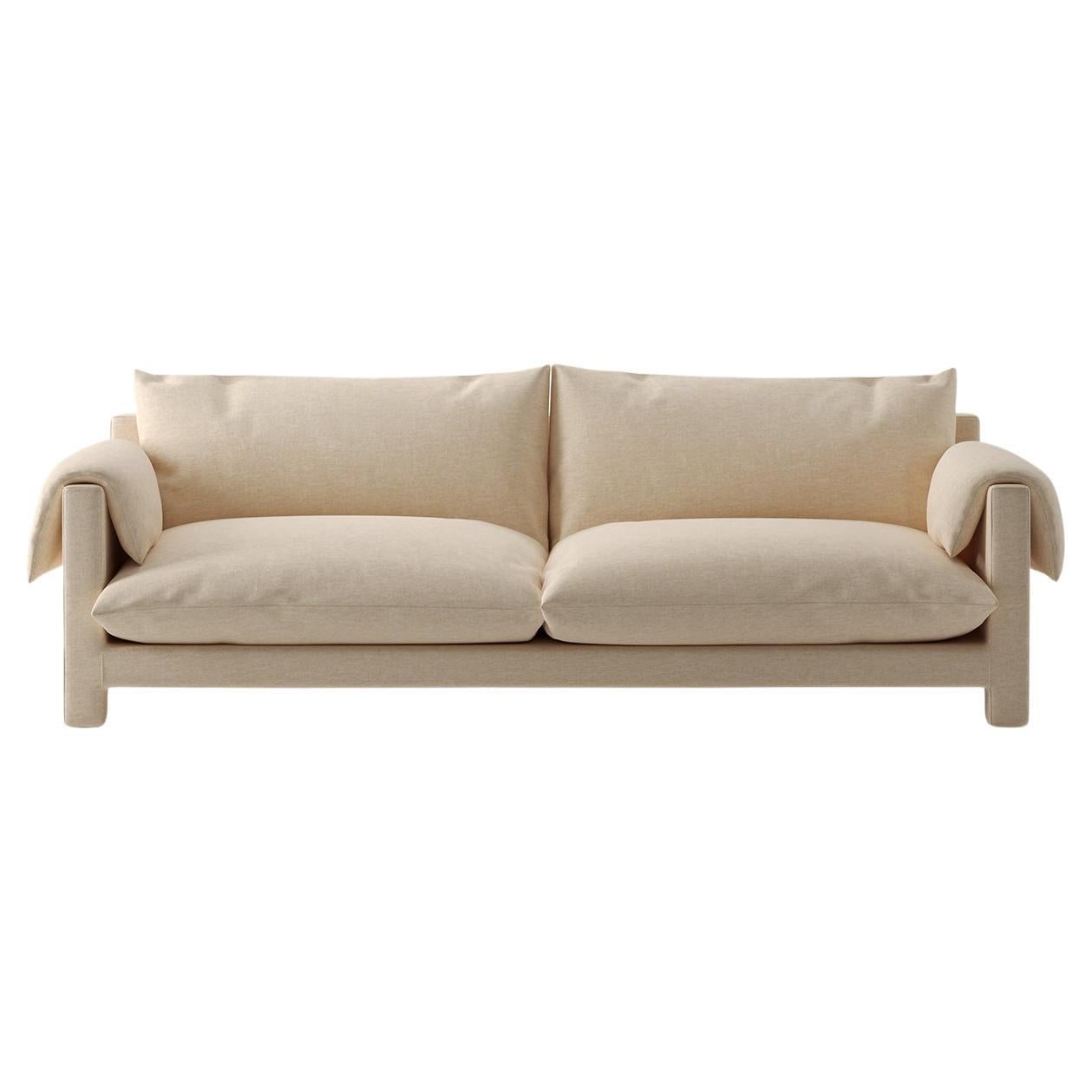 La Plume-Sofa, handgefertigt in Großbritannien – Kundenspezifische Stoffoption 