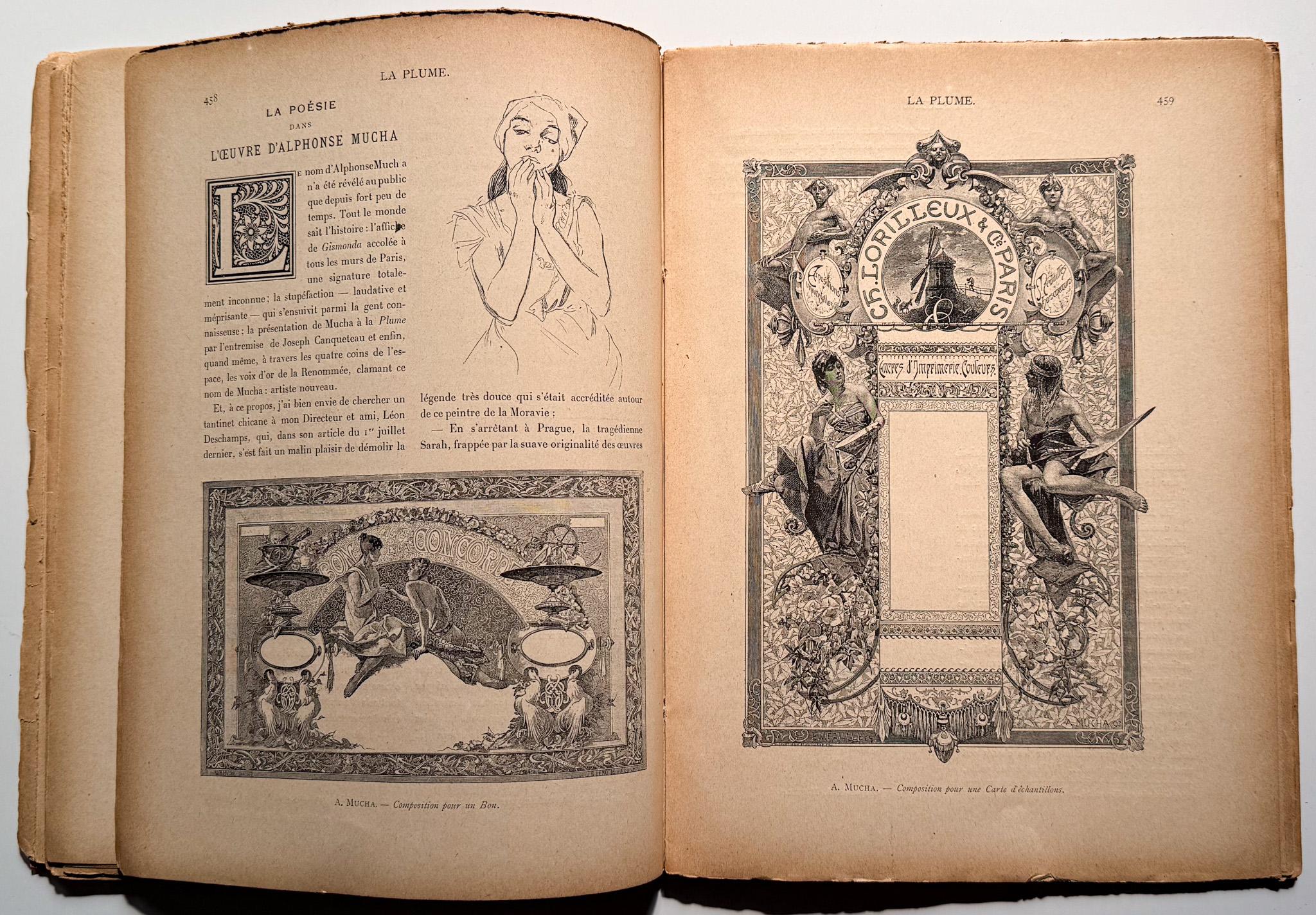 La Plume, numero speciale dedicato ad Alphonse Mucha in vendita 1
