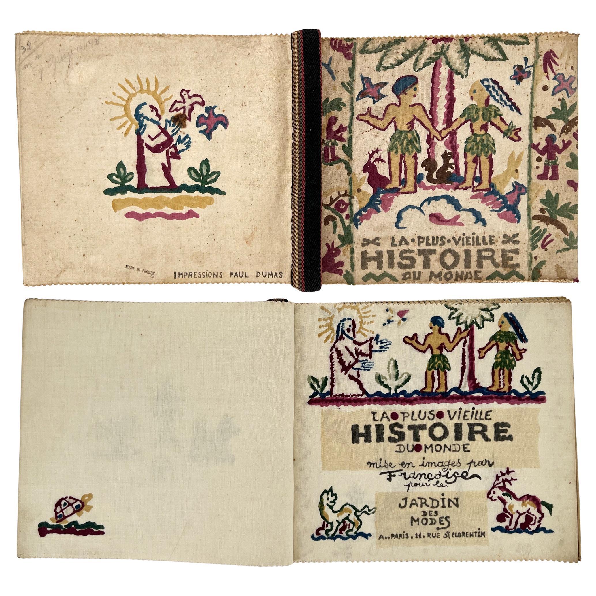 La Plus Vieille Histoire Du Monde - LIBRO DE TELA infantil del Libro del Génesis en venta