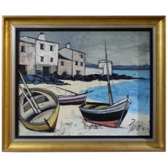 "La Ponche" Saint Tropez Oil Painting